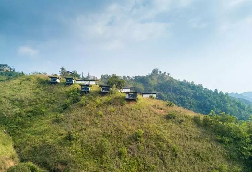 Mökki 1 Makuuhuone, Santani Wellness Kandy