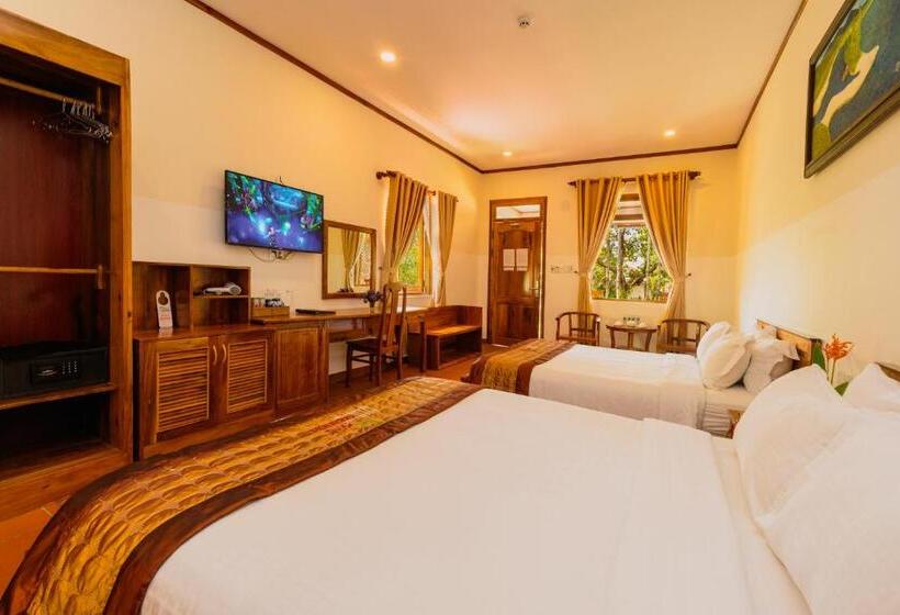 اتاق خانوادگی با چشمانداز باغ, The Garden House Phu Quoc Resort
