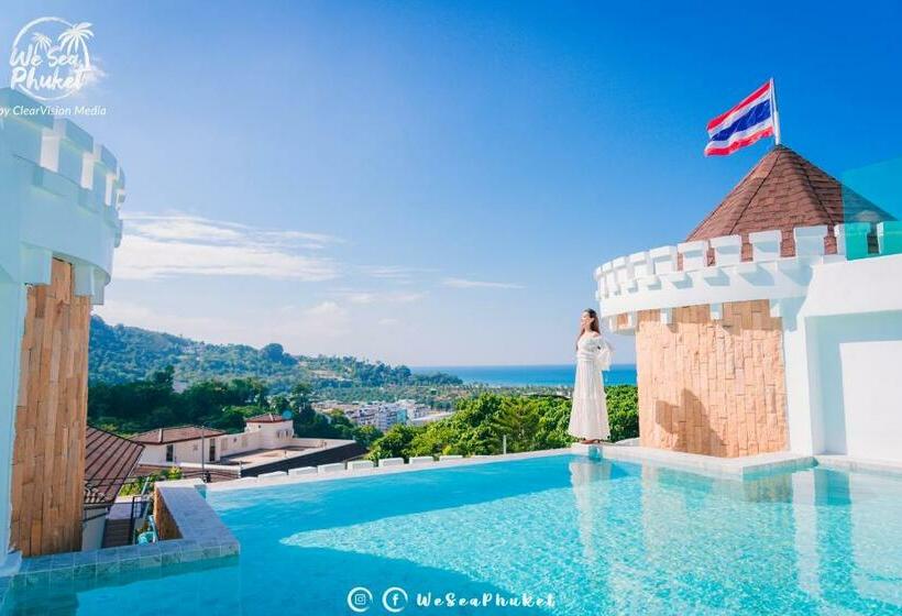 빌라 침실 1개, Castle Patong Amazing Private Pool Villa In Great Location Of Patong
