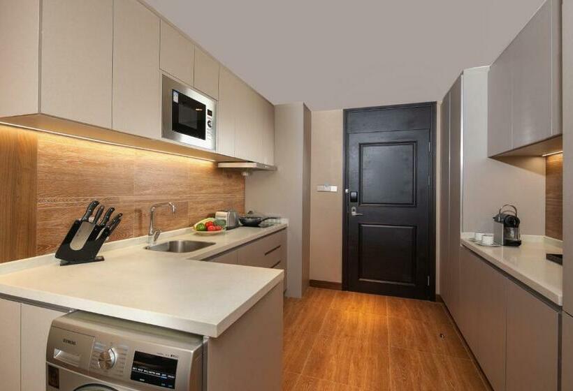 Апартаменты Deluxe 3 Спальни, Rocase Boutique Hotel Wuxi