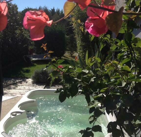 جناح ديلوكس سرير كينج, Chambres D'hotes Deluxe Jacuzzi Mas De L'etoile