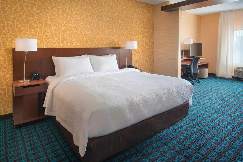 キングサイズベッドのスイートルーム, Fairfield Inn & Suites By Marriott Syracuse Carrier Circle