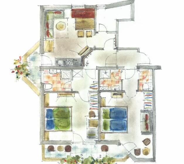 Апартаменты 2 Спальни, Sportapart Garni Mallaun