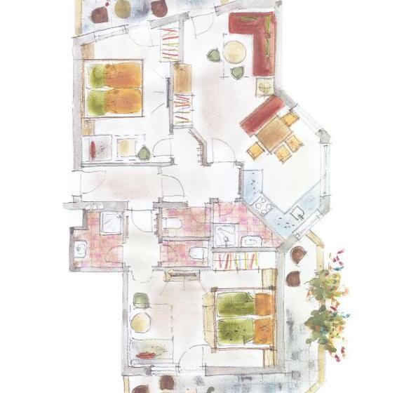 Апартаменты 2 Спальни, Sportapart Garni Mallaun