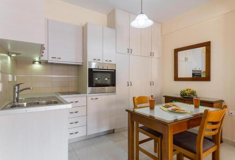 침실 1개 가든 전망 아파트, Rouchotas Apartments