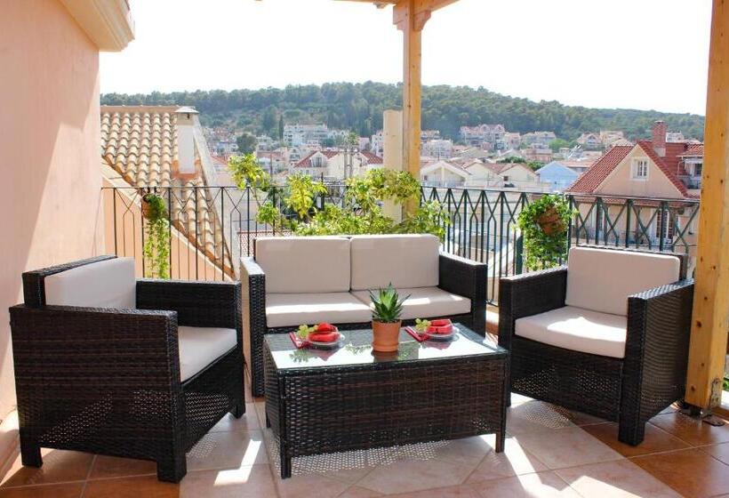 침실 1개 테라스 아파트, Rouchotas Apartments