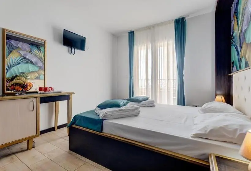 اتاق استاندارد با بالکن و چشمانداز دریا, Porta Volta Residence