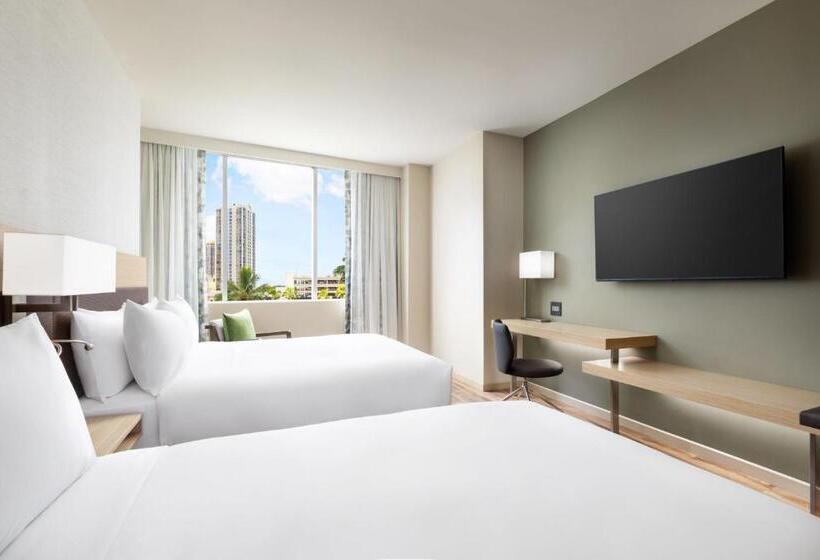 غرفة ديلوكس مطلة على المدينة, Ac Hotel By Marriott Honolulu   All New