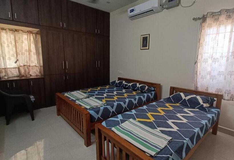 חדר דלוקס לשלושה, Shantham Service Apartments, Indumanagar, Coimbatore