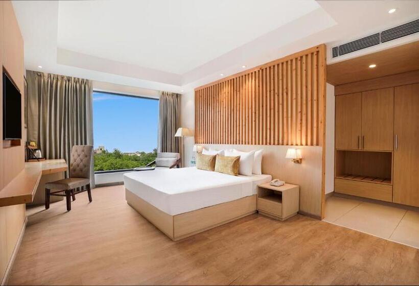 キングサイズベッドのデラックスルーム, Lemon Tree Hotel, Haridwar