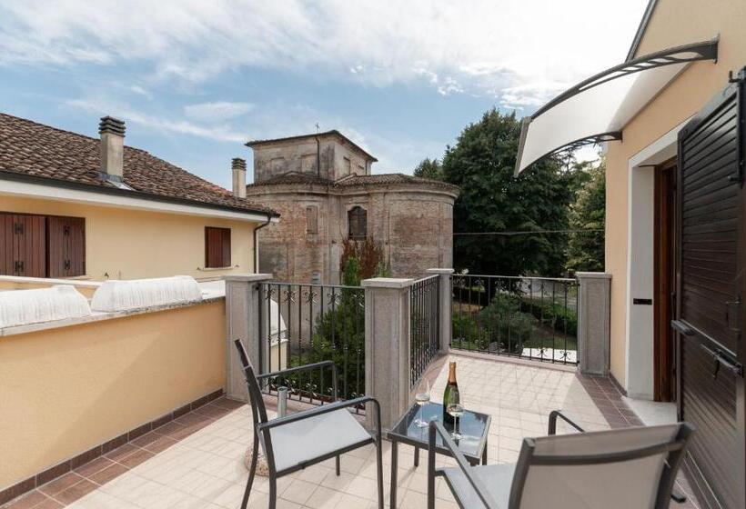 标准间带阳台, Il Nido Sul Po