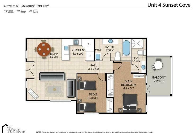 Апартаменты 1 Спальня Нижний Этаж, Sunset Cove Noosa