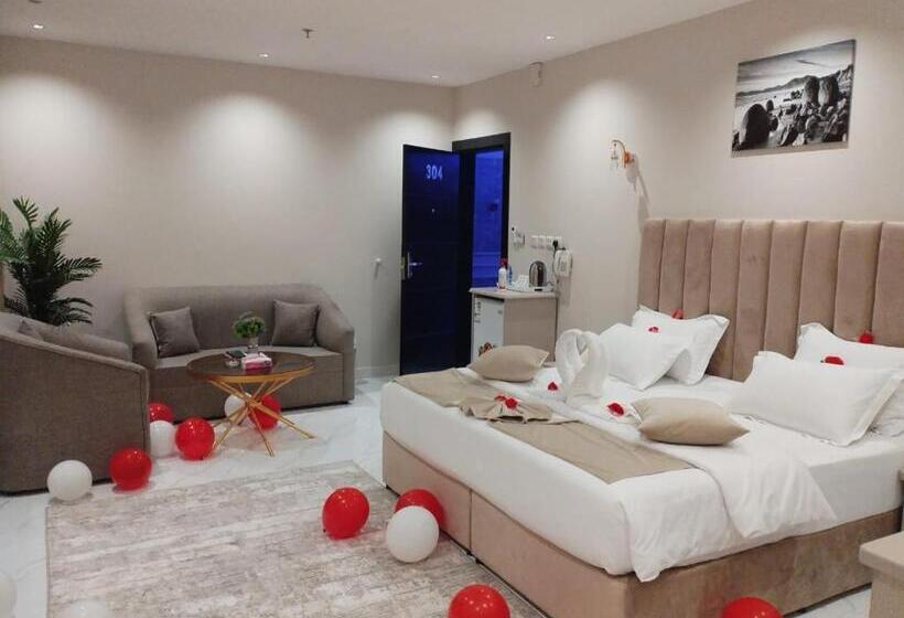 اتاق لوکس با تخت بزرگ, العلي للشقق المخدومة Alali