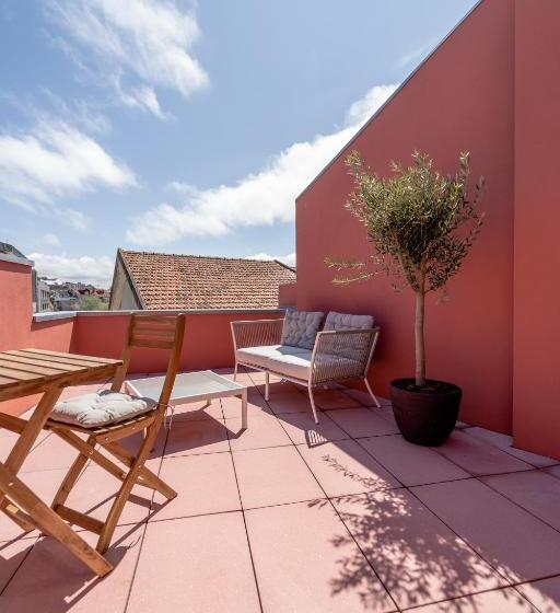 غرفة قياسية مزوَّدة بتراس, A Mar By Alojamento Ideal