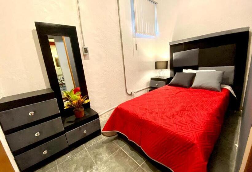 اتاق استاندارد یک تخته با سرویس بهداشتی مشترک, Roomies Hostel Reforma El ángel
