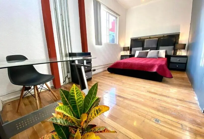 バス共有のスタンダードルーム, Rms Hostal   Reforma