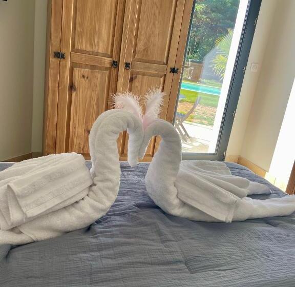 Номер Стандарт Вид на Бассейн, Chambre D Hôtes La Mandala