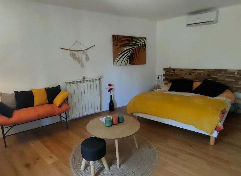 标准间带游泳池, Le Mas Du Coquelicot