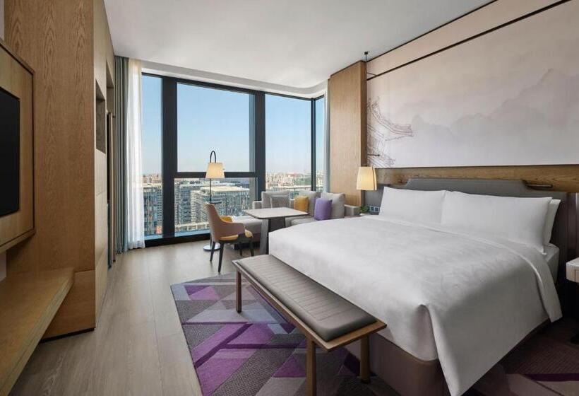 חדר דלוקס,מיטת קינג עם נוף לעיר, Jw Marriott Hotel Xi An Southwest