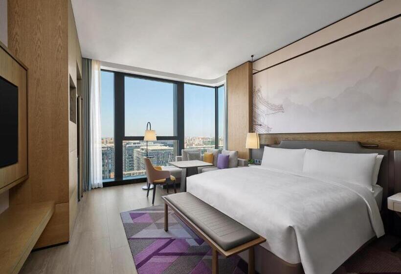 חדר דלוקס,מיטת קינג עם נוף לעיר, Jw Marriott Hotel Xi An Southwest