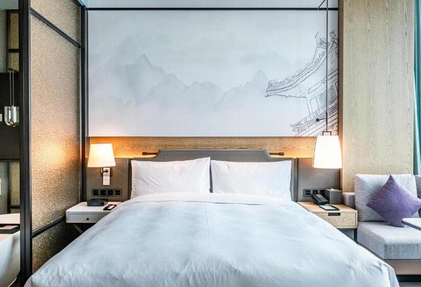 Номер Deluxe Кровать Кинг Вид на Город, Jw Marriott Hotel Xi An Southwest