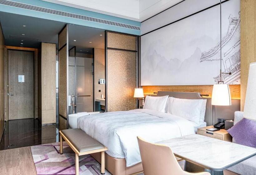 חדר דלוקס,מיטת קינג עם נוף לעיר, Jw Marriott Hotel Xi An Southwest