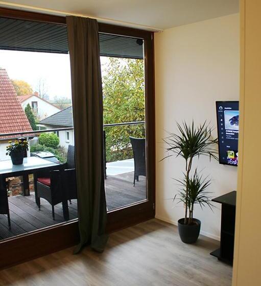 غرفة قياسية مزوَّدة بشُرفة, Messe  Und Gästezimmer Hildesheim