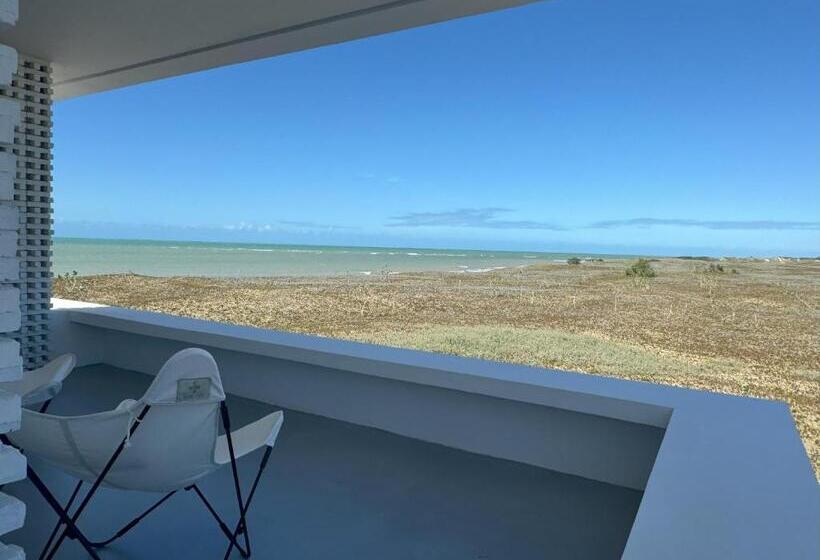 豪华海景房带阳台, Pousada Mestizo