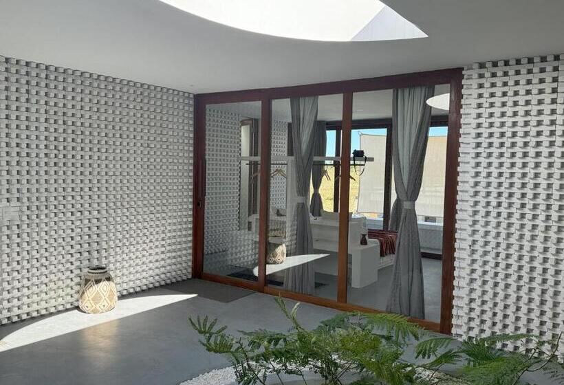 豪华海景房带阳台, Pousada Mestizo