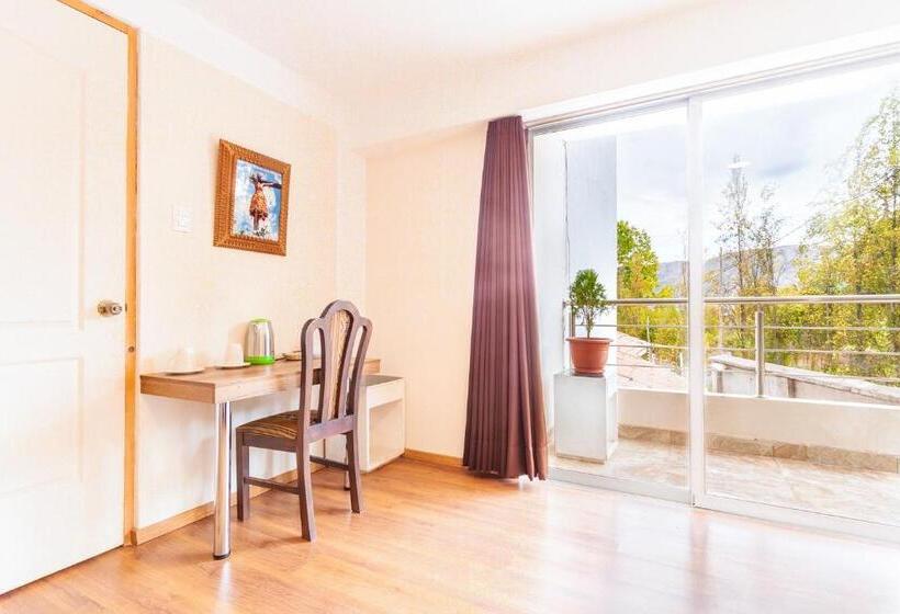 شقة غرفة نوم واحدة مزودة بشُرفة, Valles Apartamentos Ecológicos Vae Urubamba Cusco Perú