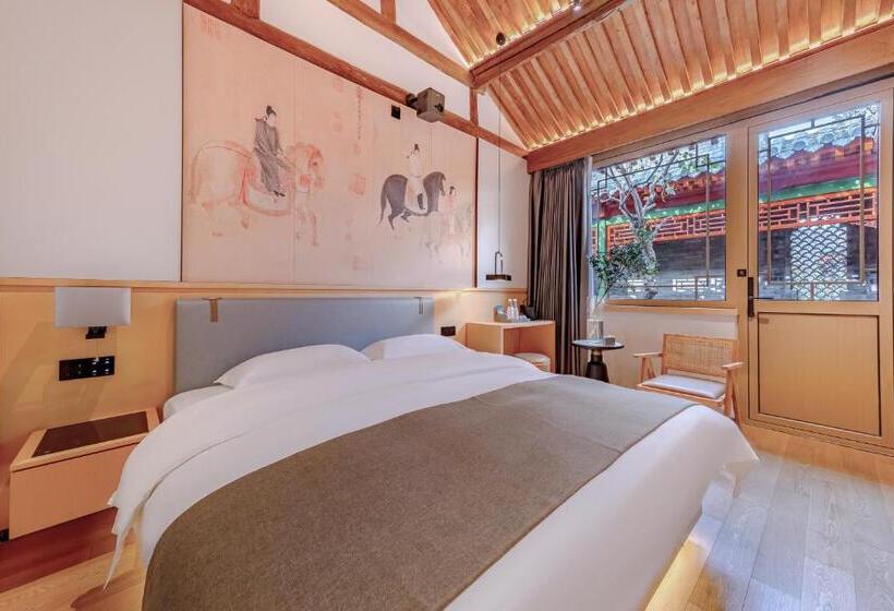 اتاق لوکس, Xinxiang Yayuan Beijing Sihe Courtyard With Sky Garden Terrace Near Tiananmen Square Forbidden City