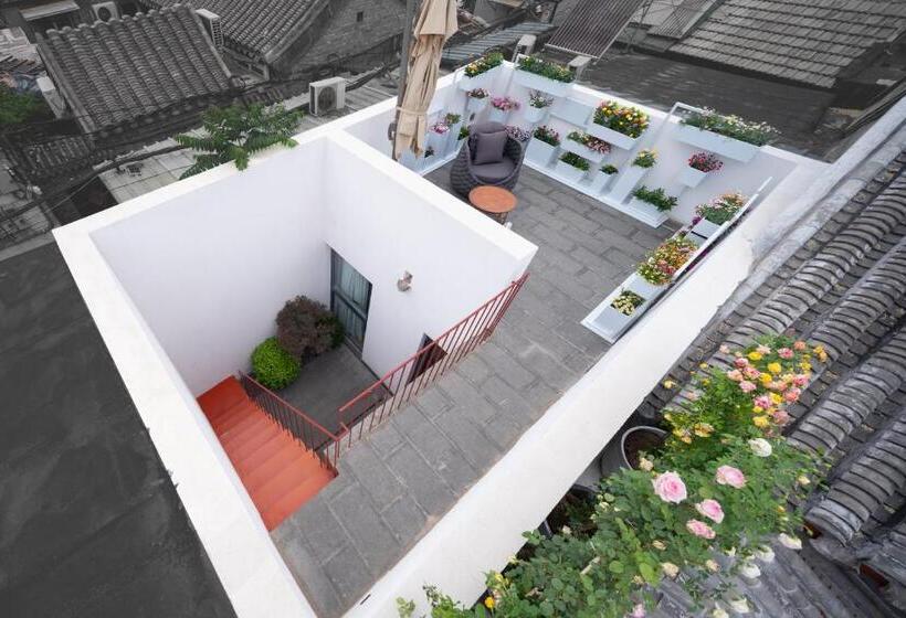 带阳台的豪华间, Xinxiang Yayuan Beijing Sihe Courtyard With Sky Garden Terrace Near Tiananmen Square Forbidden City