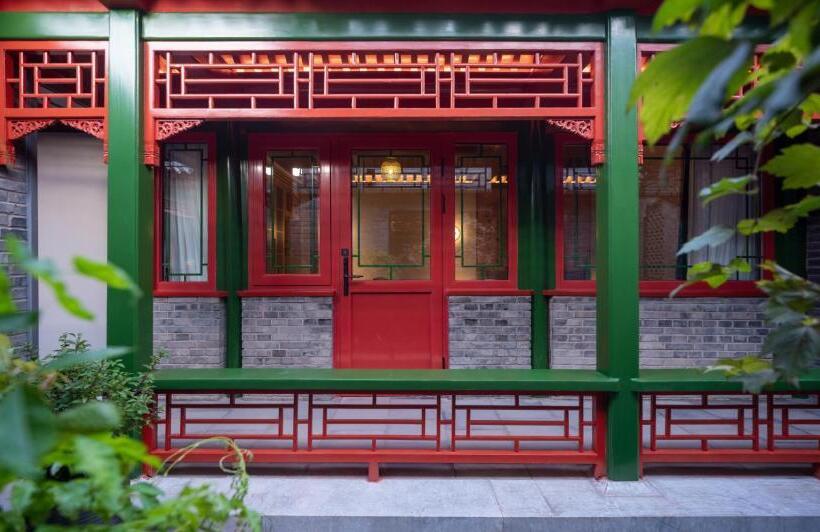 带大床的标准间, Xinxiang Yayuan Beijing Sihe Courtyard With Sky Garden Terrace Near Tiananmen Square Forbidden City