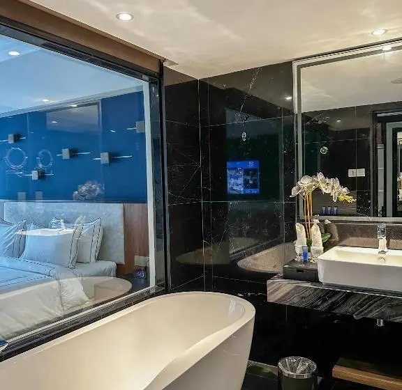 キングサイズベッドのデラックスルーム, Bertam Resort, Penang