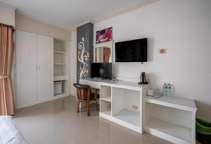 غرفة قياسية سرير كينج, Santi White House Patong