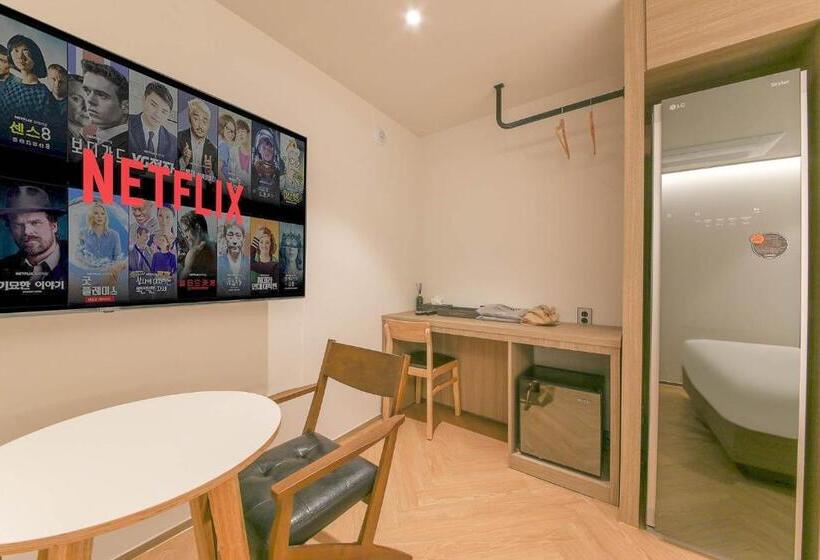 Habitació Deluxe, Hound Hotel Jeonju Deokjin