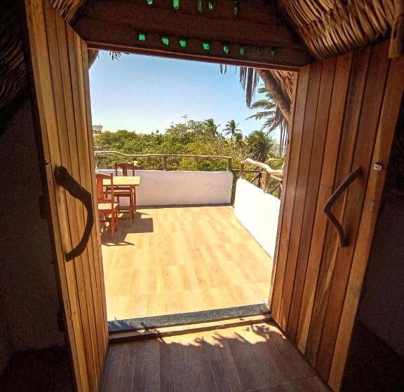 غرفة قياسية مطلّة علي البحر مزوَّدة بشُرفة, Dumangue Kite House