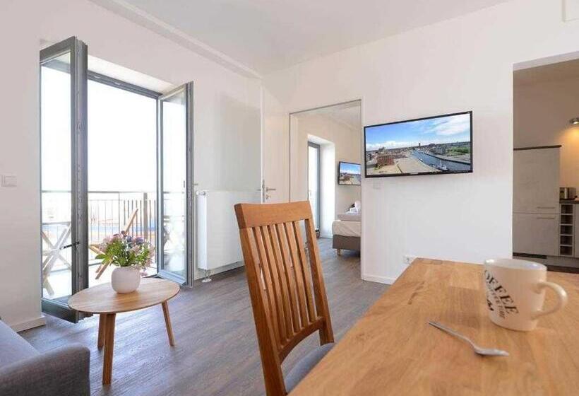 דירה בת חדר שינה 1 עם מרפסת, Ohlerich Speicher App_ 27