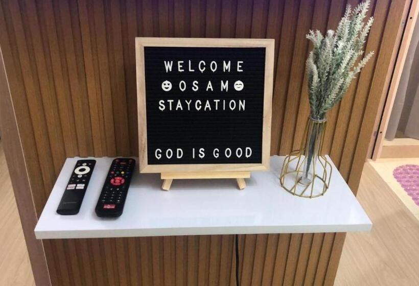 Apartament 2 Sypialnie, Osam Empire Suites 2br Staycation At Trees Residences Condominium