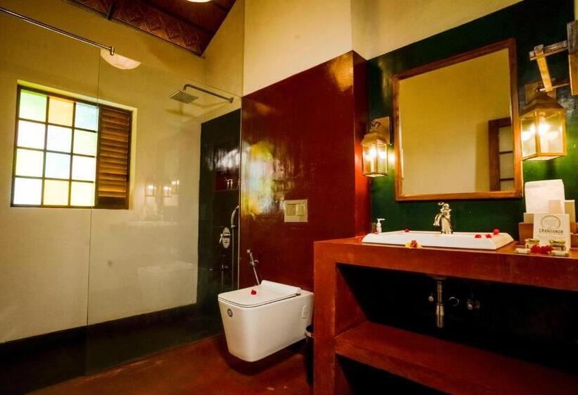 اتاق لوکس با چشم‌انداز استخر, Cranganor History Café & Riverside Château