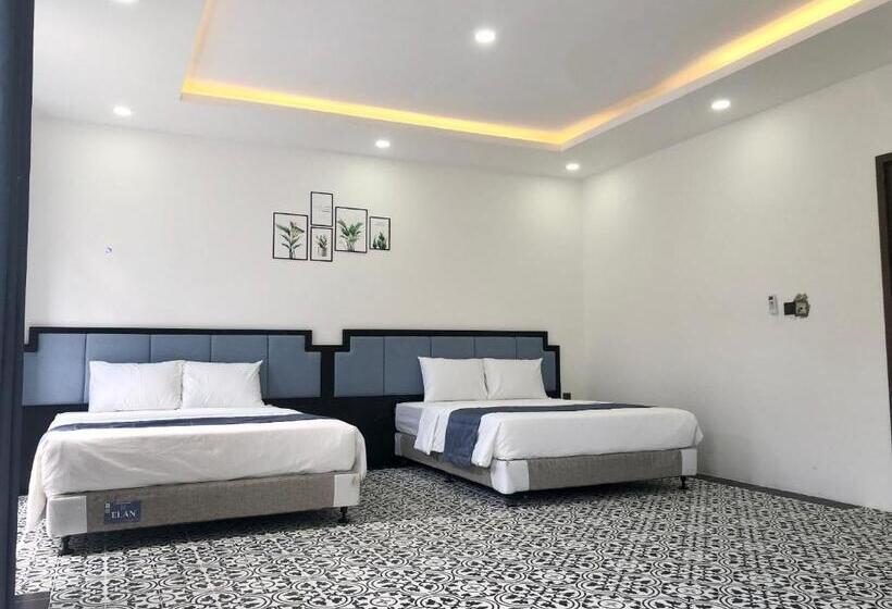 اتاق استاندارد چهار تخته با چشم‌انداز دریا, Homstay Lotus