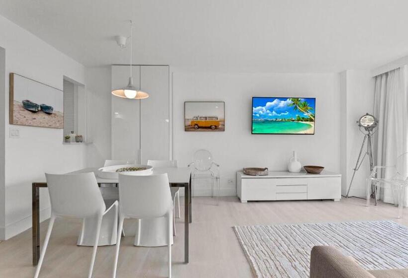 침실 1개 디럭스 아파트, Luxury Condo Hotel With Full Kitchen, Located At 5 Mints Walk To The Beach