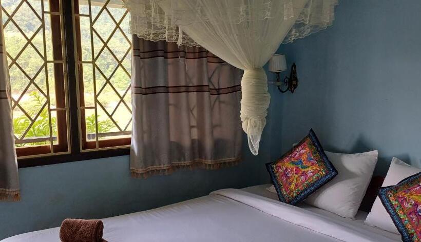 غرفة قياسية مطلّة علي البحر مزوَّدة بشُرفة, Say Lom Guesthouse