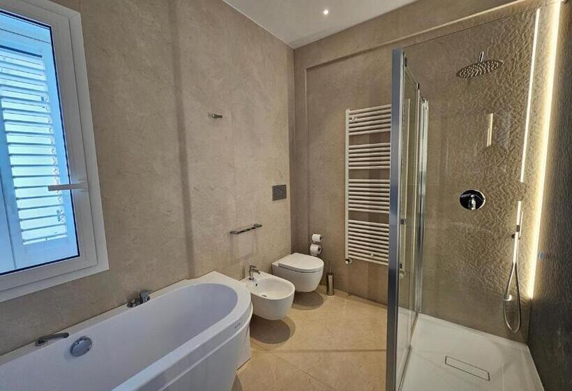 带大床的豪华间, Villa Dune Luxury Roof Top Pool Wellness