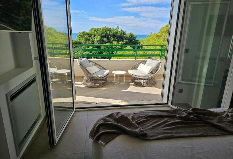 带大床的标准间, Villa Dune Luxury Roof Top Pool Wellness