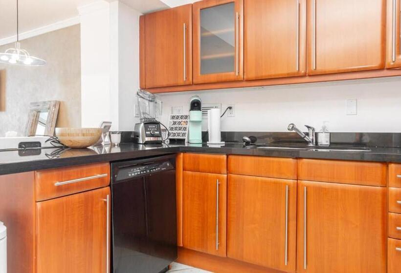 침실 1개 발코니 아파트, Stunning Studio With Balcony In South Beach