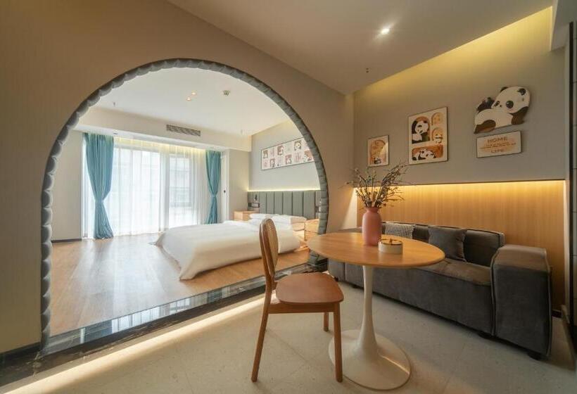 דירת חדר, At Night Hotel Chengdu