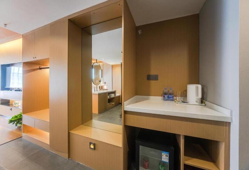 דירת חדר דלוקס, At Night Hotel Chengdu