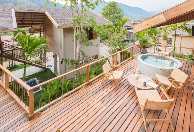 Вилла 3 Спальни, Kod Sapan Resort, Nan