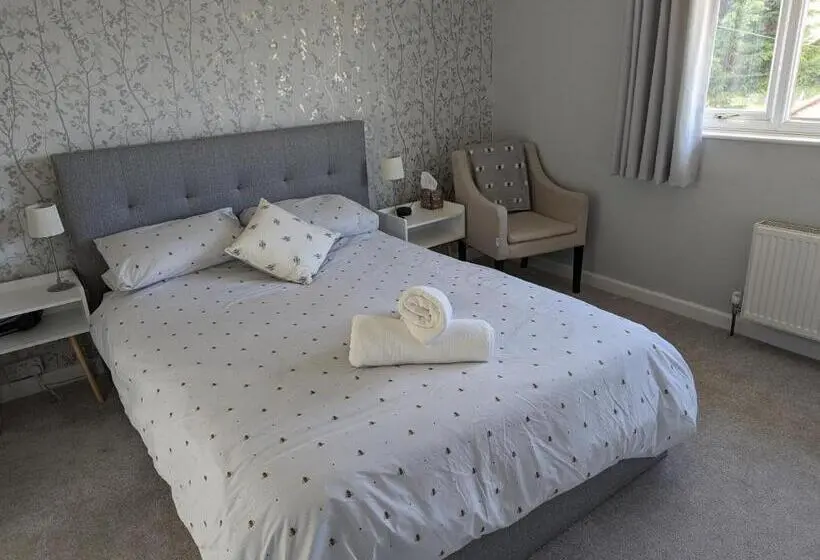 キングサイズベッドのスタンダードルーム, Little Barham B&b